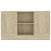 vidaXL Credenza Rovere Sonoma 120x30,5x70 cm in Legno Multistrato