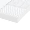 vidaXL Materasso in Schiuma Bianco 200x210 cm 7 Zone Durezza 20 ILD