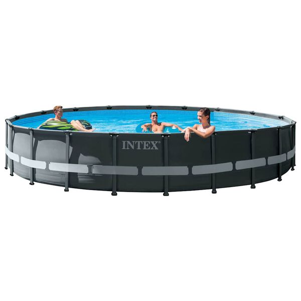 Intex Set Piscina Rotonda Ultra XTR Frame 610x122 cm