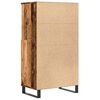 vidaXL Credenza Legno Antico 60x36x110 cm in Legno Multistrato