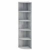 vidaXL Mensola angolare 5 livelli 41,5 x 41,5 x 178 cm