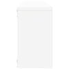 vidaXL Mensole Cubo 6pz Bianco Rovere Sonoma 80x15x26,5cm Multistrato