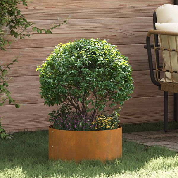 vidaXL Vaso da giardino Marrone 40 x 40 x 20 cm