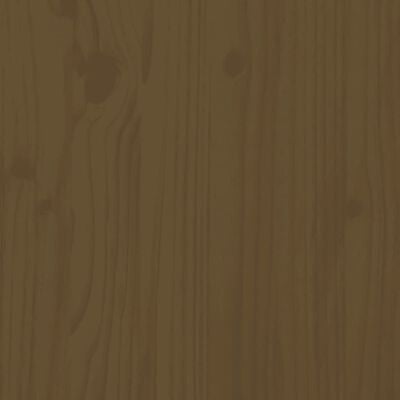 vidaXL Contenitore da Giardino Miele 115x49x60 cm Legno Massello Pino