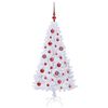 vidaXL Albero di Natale artificiale Bianco 120 cm PVC e Acciaio