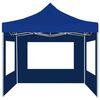 vidaXL Gazebo Professionale Pieghevole Alluminio con Pareti 2x2m Blu