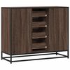 vidaXL Credenza Rovere Marrone 92x35x76 cm in Legno Multistrato