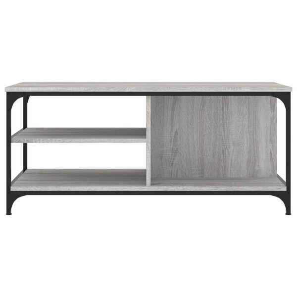 vidaXL Tavolino da Salotto grigio sonoma 100x50x45cm Legno Multistrato