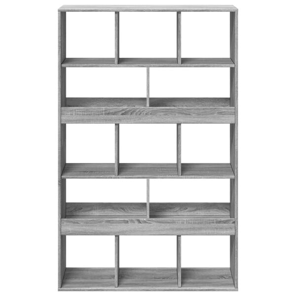 vidaXL Libreria Grigio Sonoma 100x33x156,5 cm in Truciolato