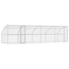 vidaXL Cuccia per cani 4 pz Argento 8 x 2 x 2 m Acciaio zincato