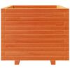 vidaXL Fioriera Giardino Marrone Cera 60x60x49,5cm Legno Massello Pino