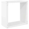 vidaXL Mensole Parete a Cubo 6 pz Bianco Lucido 30x15x30 cm