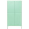 vidaXL Armadio Menta 90x50x180 cm in Acciaio