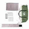 vidaXL Tenda Teepee con tetto Verde e Grigio 490 x 410 x 210 cm