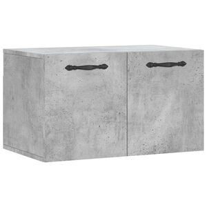 vidaXL Mobile a Parete Grigio Cemento 60x36,5x35 cm Legno Multistrato