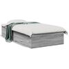vidaXL Giroletto Cassetti Grigio Sonoma 90x190 cm Legno Multistrato