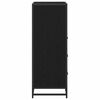 vidaXL Set di mobili per il bagno Rovere Nero 35 x 37,5 x 100 cm