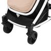 vidaXL Passeggino/Carrozzina 2-in-1 Grigio Talpa e Nero in Alluminio