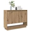 vidaXL Credenza Rovere artigianale 97 x 29 x 75 cm Legno multistrato