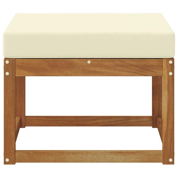 vidaXL Poggiapiedi da Esterno Legno di Acacia Massello Naturale