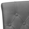 vidaXL Sedie da Pranzo 2 pz Grigio Scuro in Tessuto
