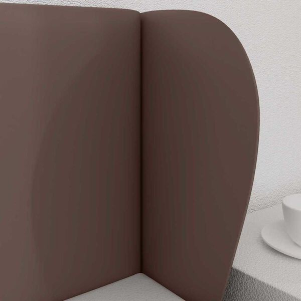 vidaXL Orecchia della Testata Marrone 40 x 23 x 6 cm Schiuma e PVC