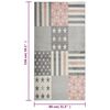 vidaXL Tappeto per Bambini 80x150 cm con Motivo Stella Rosa