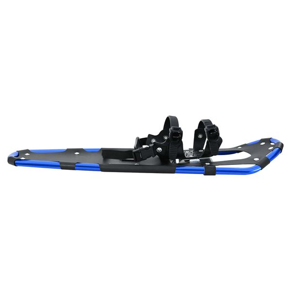vidaXL Racchette da neve 3 in 1 con bastoni da trekking Blu e Nero