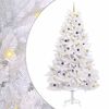 vidaXL Albero di Natale artificiale 300 cm PVC e Acciaio Bianco