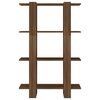 vidaXL Libreria/Divisorio Rovere Marrone 80x30x123,5 cm