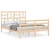 vidaXL Giroletto con Testiera 140x190 cm in Legno Massello