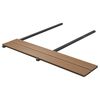 vidaXL Pavimento da Deck 6 pz Teak riciclato WPC