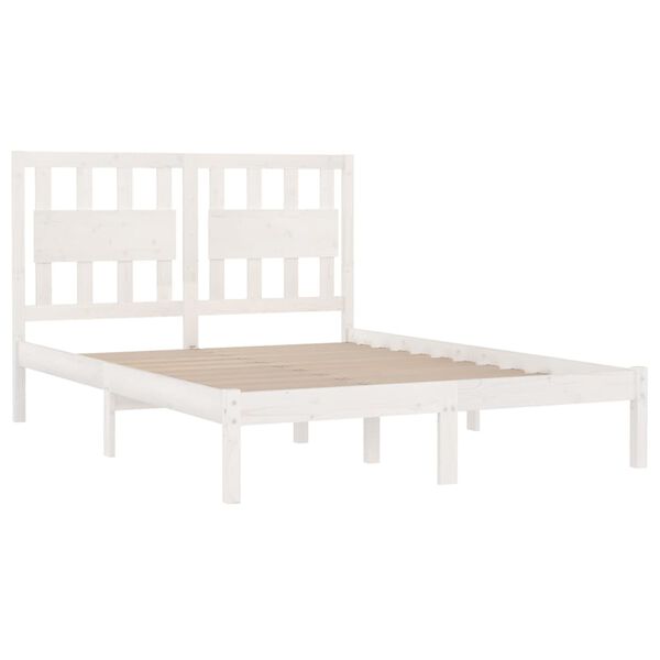 vidaXL Giroletto in Legno Massello 135x190 cm Small Double