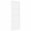 vidaXL Porta Interna 83 x 232 cm Legno compensato Bianco
