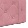 vidaXL Testata appesa Montaggio a parete Rosa 210 x 55 x 5 cm Velluto