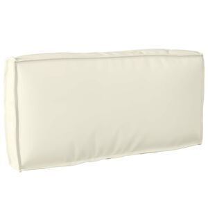 vidaXL Cuscino Crema 80 x 40 x 12 cm Tessuto Oxford