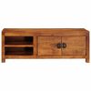 vidaXL Mobile TV Marrone 110 x 30 x 40 cm legno massello di mango