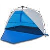 vidaXL Tenda da Spiaggia 3Persone Azzurro Rilascio Rapido Impermeabile