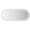 vidaXL Specchio da Bagno LED 90x40 cm Ovale