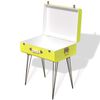 vidaXL Mobiletto 49,5x36x60 cm Giallo