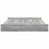 vidaXL Struttura letto con contenitore Grigio Sonoma 200 x 200 cm