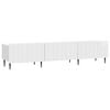 vidaXL Mobile TV Bianco Lucido 147 x 34,5 x 32 cm Legno ingegnerizzato