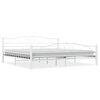vidaXL Giroletto Bianco in Metallo 200x200 cm