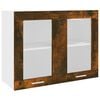 vidaXL Mobile Pensile &ldquo;Lyon&rdquo; Rovere Fumo 80x31x60 cm