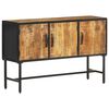 vidaXL Credenza 110x30x70 cm in Legno di Mango Grezzo