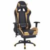 vidaXL Sedia da gaming Oro 70 x 71 x 136 cm Pelle Artificiale