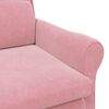 vidaXL poltrona Rosa 76 x 94 x 102 cm Velluto