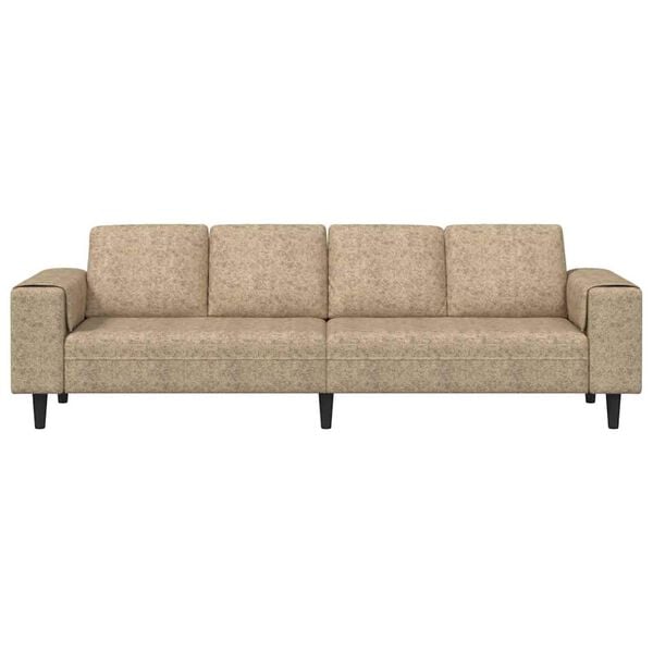 vidaXL Set di divani Grigio chiaro Pelle scamosciata sintetica