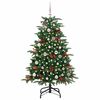vidaXL Albero di Natale artificiale con 150 LED Verde 150 cm