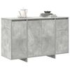 vidaXL Credenza Grigio cemento 120 x 41 x 75 cm Legno multistrato